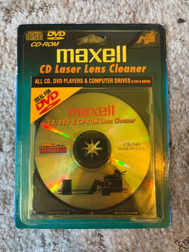 New maxell 340 dvd laser - new, cd