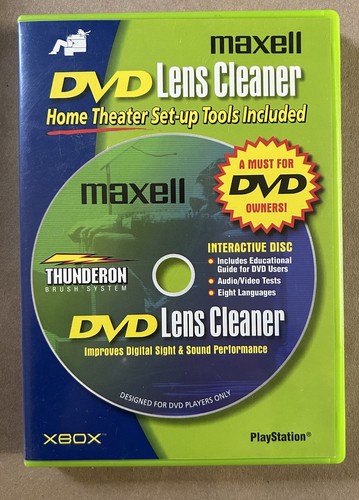 Maxell dvd lens cleaner - maxell,